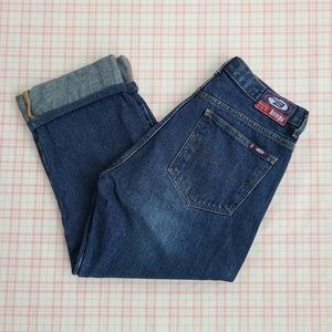 EUC Vintage 90' Bongo High Waist Denim Capri